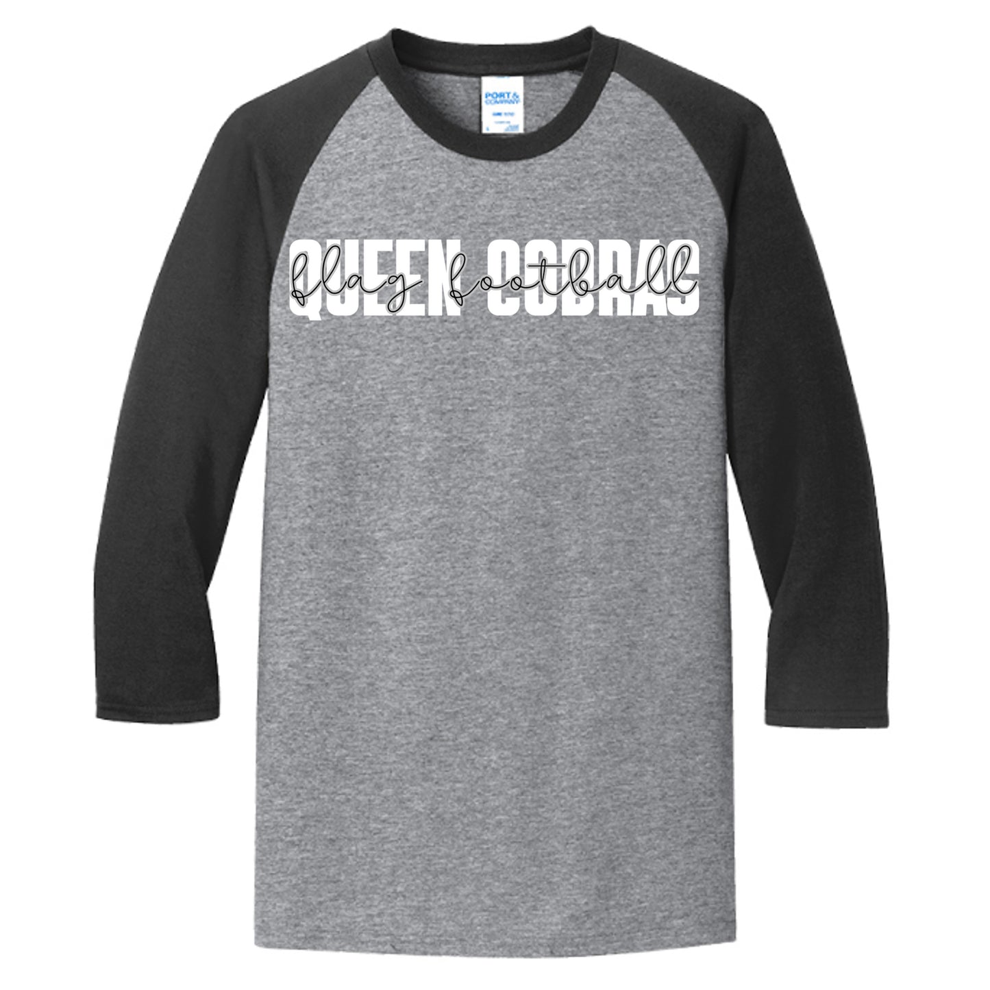Athletic Heather/Jet Black - PC55RS - FRONT