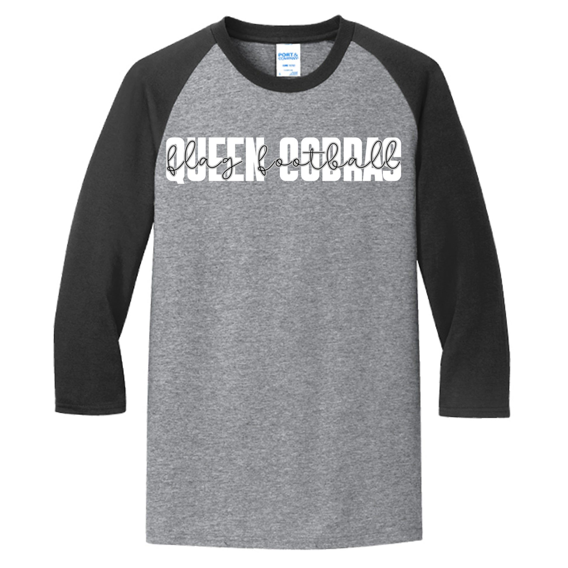 Athletic Heather/Jet Black - PC55RS - FRONT
